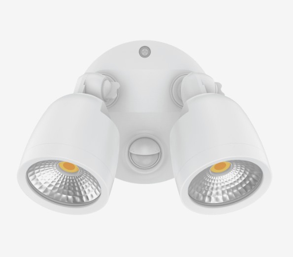 MURO-ECO 20W WHITE WITH SENSOR POLYCARB SPOTLIGHT IP65